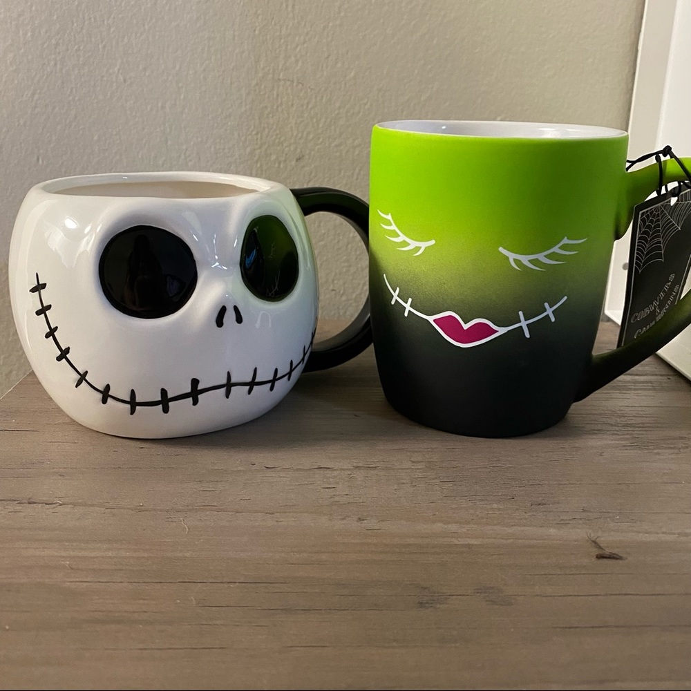 Nightmare before christmas jack & sally mug set